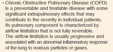 GOLD 2017 Definição DPOC 2011 Doença comum, prevenível e tratável.