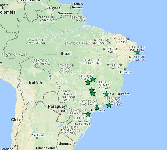 Contexto Nacional Desde 2013, o ITDP Brasil já avaliou diversos corredores de BRTs com o Padrão de Qualidade BRT em 9 cidades e regiões metropolitanas do país.