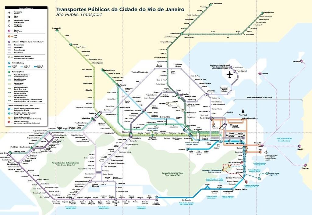 O corredor se integra a rede de transporte público sobre trilhos da cidade, fazendo integração direta com a linha do trem e com a estação