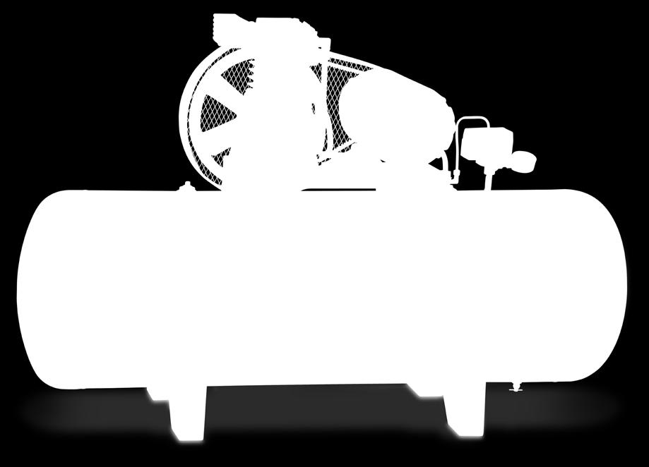 normas nacionais e internacionais Equipado com indicador de pressão do reservatório Motor robusto de 5 HP