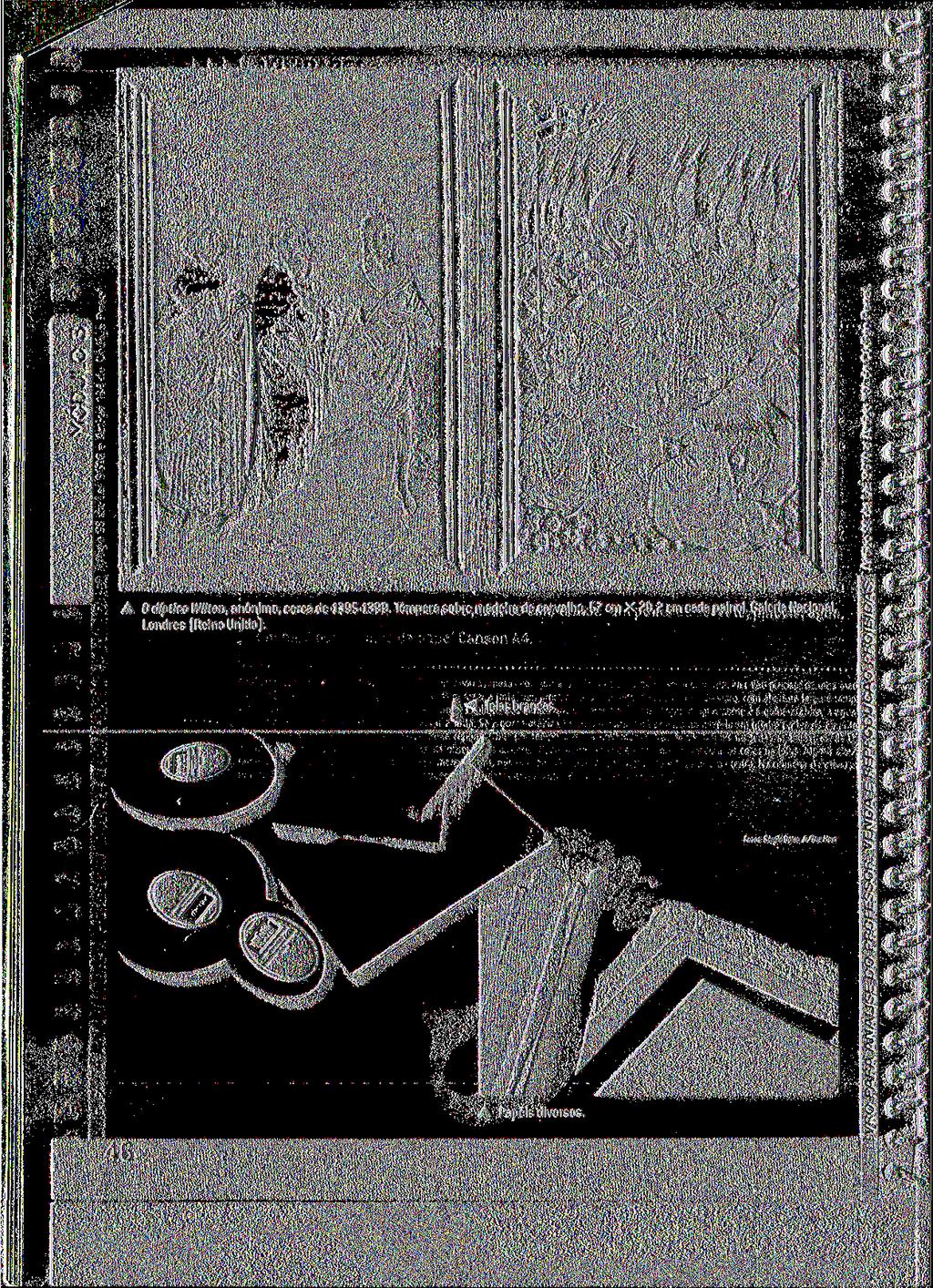 c * 5 o u e OI r s A O díptico Wilton, anônimo, cerca de 1395-1399 Tempera sobre madeira de carvalho, 57 cm