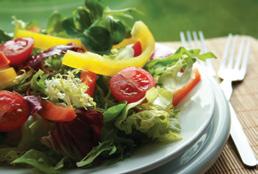 Casa do Chef I Salada de alface americana com frutas Salada de rúcula