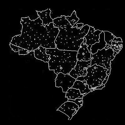 satélite são enviados do CCS/SJC para a estação em Cuiabá, onde são