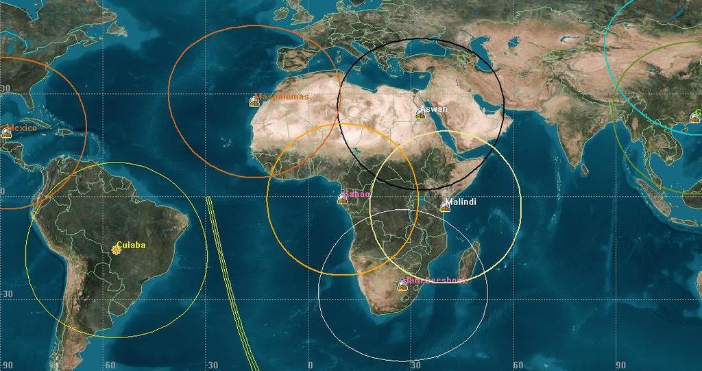 Aquisição de Imagens CBERS: Continente africano