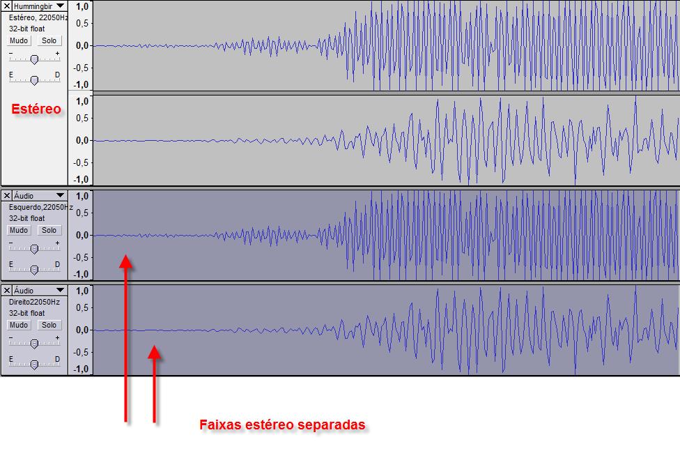 Menu de Faixa continuação Criar faixa estéreo No caso de existir outra faixa por baixo da seleccionada, juntas tornando as numa faixa em estéreo.