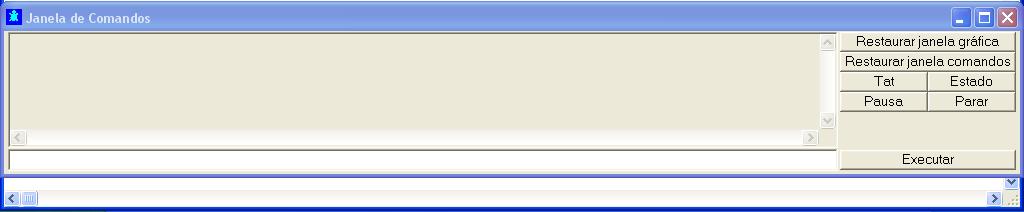 Figura 2: Janela de comandos.