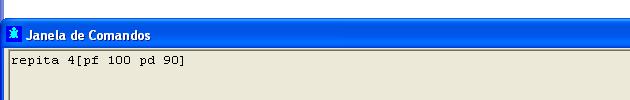 2 OUTROS COMANDOS DO SUPERLOGO 2.1 Comando repita Na execução do quadrado, verificou-se que existe uma seqüência de comandos que se repetem.