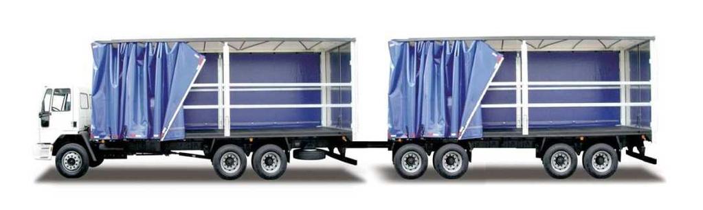 Os comprimentos MÁXIMOS são as seguintes: Dimensões autorizadas - Veículos não articulados: 14,0 m - Veículo articulado com 2 unidades (caminhão +