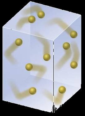 Teoria Cinético-Molecular Teoria Rudolf Clausius (18-1888) Um gás é composto por moléculas separadas por grandes distâncias. Forças de atração e repulsão são desprezíveis.
