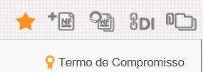 1. Panorama inicial do sistema Assim que o ato concessório recebe uma numeração, são apresentadas duas réguas acima e abaixo da tela e mais ícones gráficos no canto superior à direita, logo abaixo da