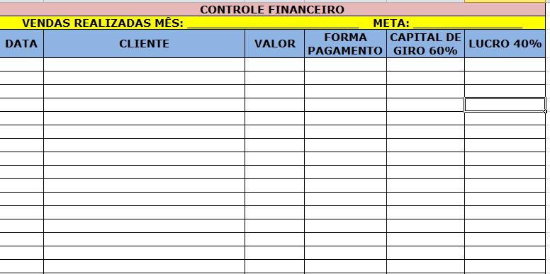 CONTROLE DAS VENDAS Jamais faça uma venda sem anotar no talão de pedidos. E pelo menos 1 vez por semana, atualize suas vendas em um controle geral.