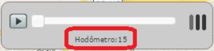 Neste mesmo player te mostra à km que você rodou neste trajeto selecionado.