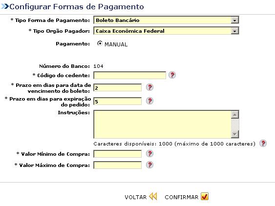 3. Cm cnfigurar sua lja virtual Alterar Cntrat 3.1.2.