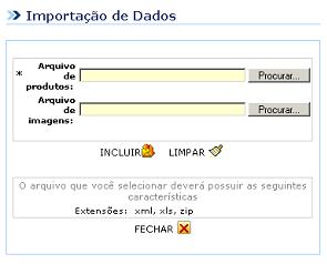 Cm iss, é pssível incluir, de uma vez só, uma grande quantidade de prduts, sem a necessidade da digitaçã exigida n cadastrament manual.