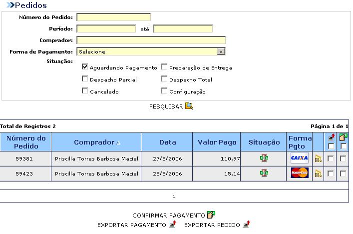 Para preparar a encmenda, clique n ícne d pedid que vcê vai preparar (cnfrme