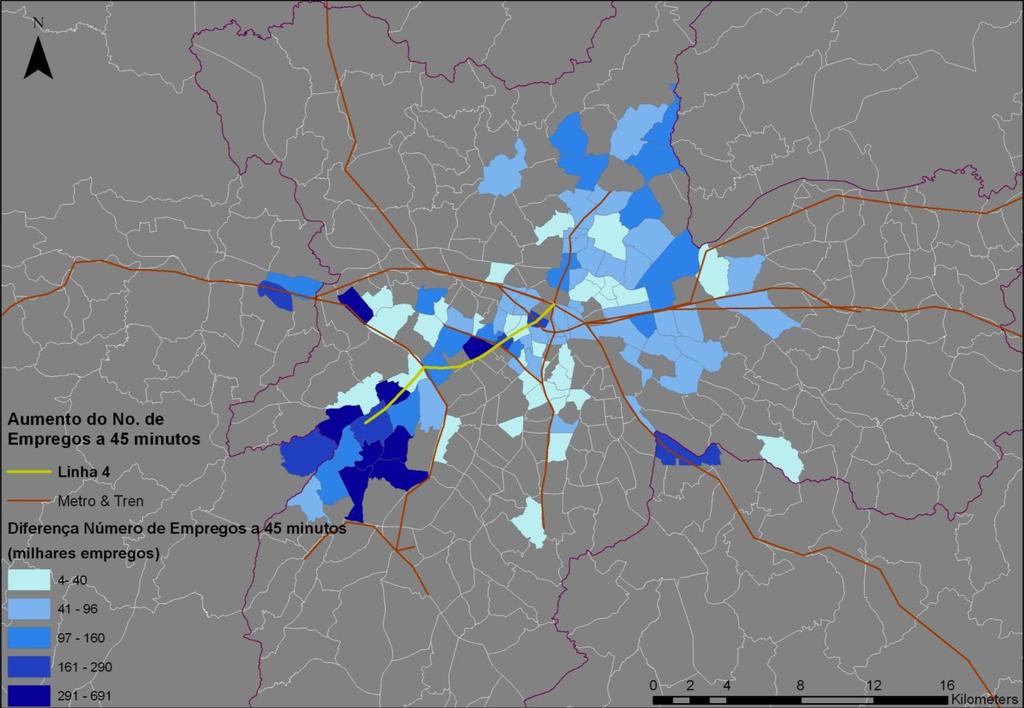 Simulação de cenários Linha 4 do Metrô Análises LINHA 4 Famílias