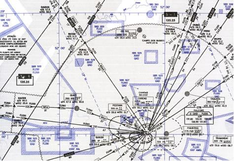 Figura 2 - Mapa aéreo de região próxima a Porto Alegre Em outras áreas como as Engenharias, a Química, a Física e a Matemática os sistemas de coordenadas também estão presentes eles servem para