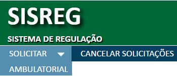 SECRETARIA DE ESTADO DE SAÚDE DE MT 8 4. Como gerar uma solicitação de procedimento ambulatorial (consulta ou exame) no SISREG?