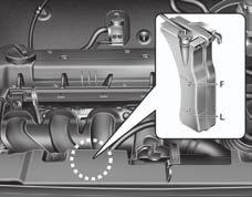 Manutenção O motor elétrico (ventilador do radiador) é controlado pela temperatura e pressão do líquido de arrefecimento do motor e pela velocidade do veículo, portanto, algumas vezes, funcionar