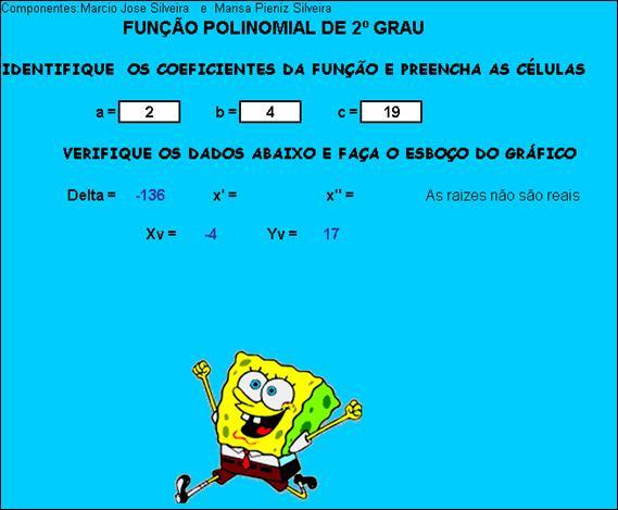 : esta atividade propõe a identificação dos coeficientes de uma função de segundo grau.