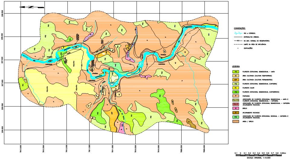 Barragem Figura 20 - Mapa de uso e ocupação do