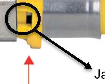 Janelas de inspeção 4 - A prensagem (também chamada de crimpagem) deve ser realizada utilizando as ferramentas de prensagem manual ou elétrica da