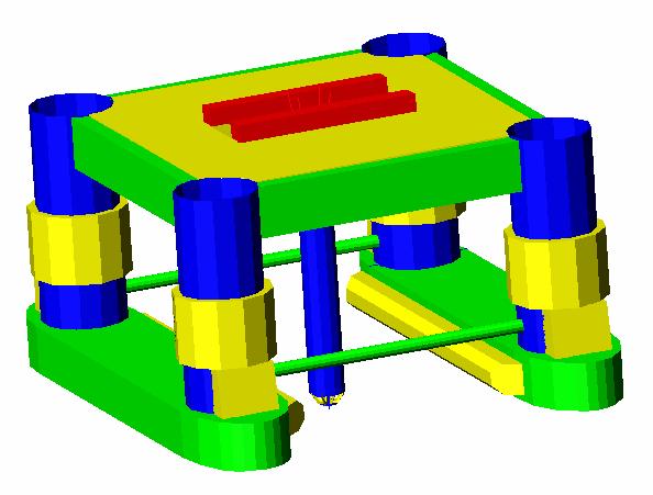 Deck Blister Superior Figura 6 - Projeto do Modelo Reduzido da Plataforma P23. Amplitude de Resposta em Surge (m/m) 1,4 1,2 1,0 0,8 0,4 0,2 0,0 RAO - Protótipo. RAO - Modelo Reduzido Extrapolado.