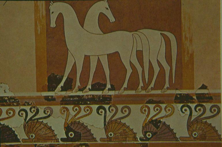 Pintura - frescos Pilos: 1 F 2 (ca.