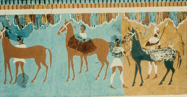 Pintura - frescos Fresco of Horses,