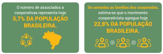 IMPORTÂNCIA DAS COOPERATIVAS As cooperativas tem grande importância para a inclusão social no Brasil.