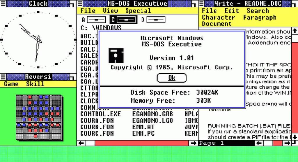 Windows Criado pela Microsoft, fundada por Bill Gates e Paul Allen em 1981.