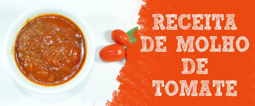 Receita: Molho de Tomate Um belo prato de macarrão é uma ótima opção de almoço/jantar, pois é prático de fazer, fica uma delícia e é basicamente impossível encontrar alguém que não goste de massa.