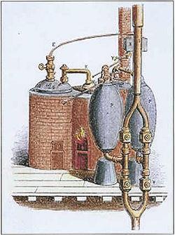Renascimento: A primeira máquina a vapor foi construída em 1698 por