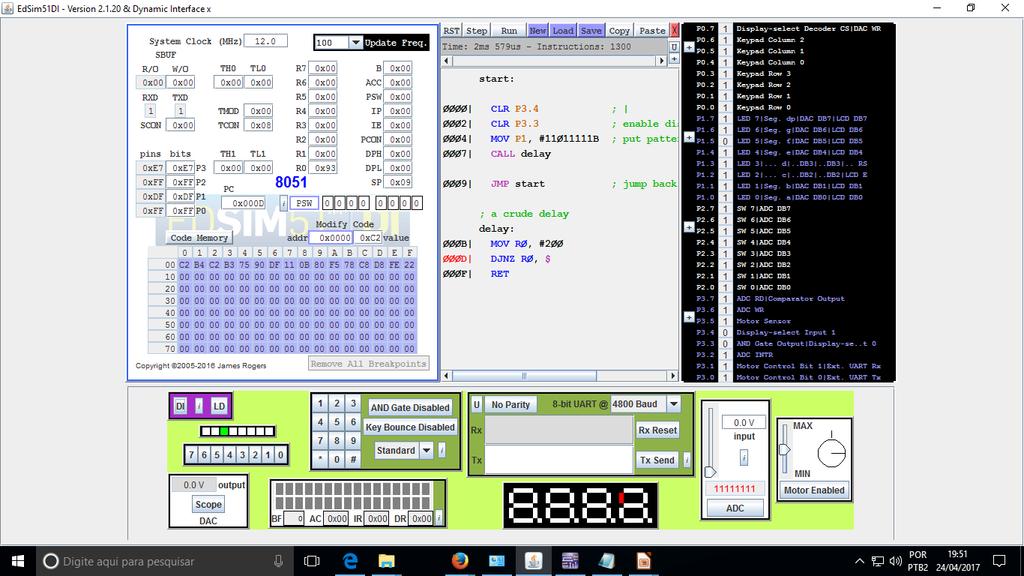 EDSIM51 Microprocessadores e