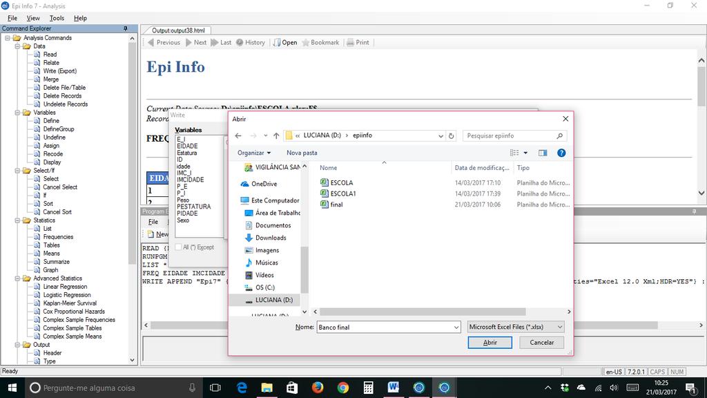 Browse Microsoft Excel 2007 Workbook (xlsx) 3) Na janela que abrir, novamente sobre a tecla Browse 4) Na próxima janela, será possível dar um nome a este novo banco e também definir em que pasta de