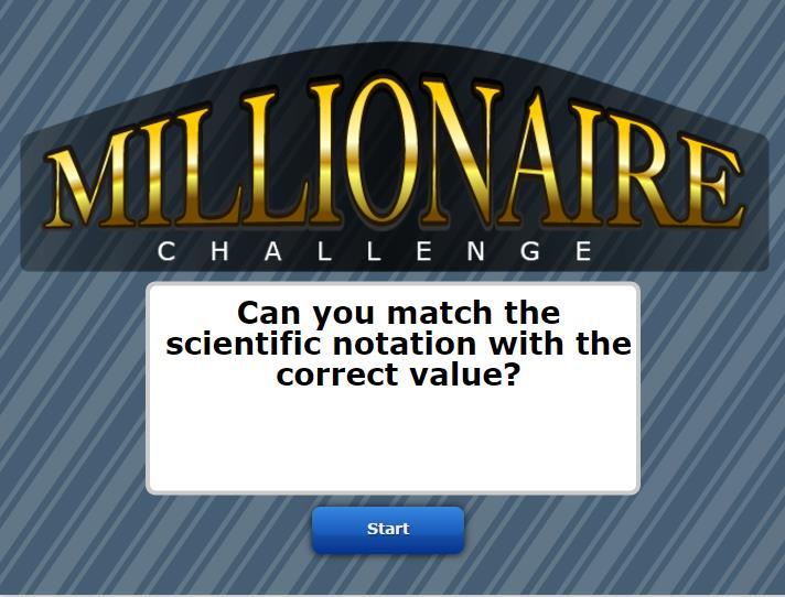 Figura 5. Tela inicial do Millionaire Challenge Fonte: http://www.kidsmathtv.