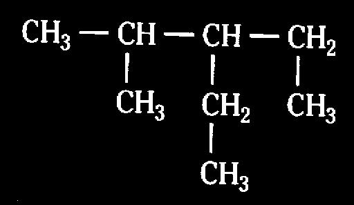 19- Dado o composto orgânico a seguir formulado: Seu nome correto é: a) 5-etil-3, 3, 4-trimetil-5-hepteno. b) 3, 5-dietil-4, 5-dimetil-2-hexeno. c) 2, 4-dietil-2, 3-dimetil-4-hexeno.