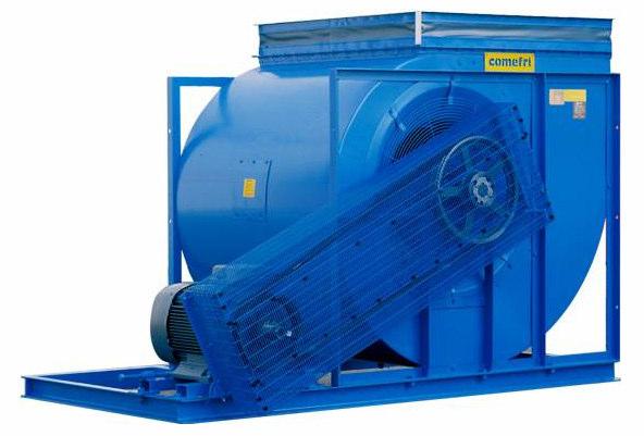 Ventiladores Este é um ventilador industrial, em que são freqüentemente utilizados rolamentos SKF.