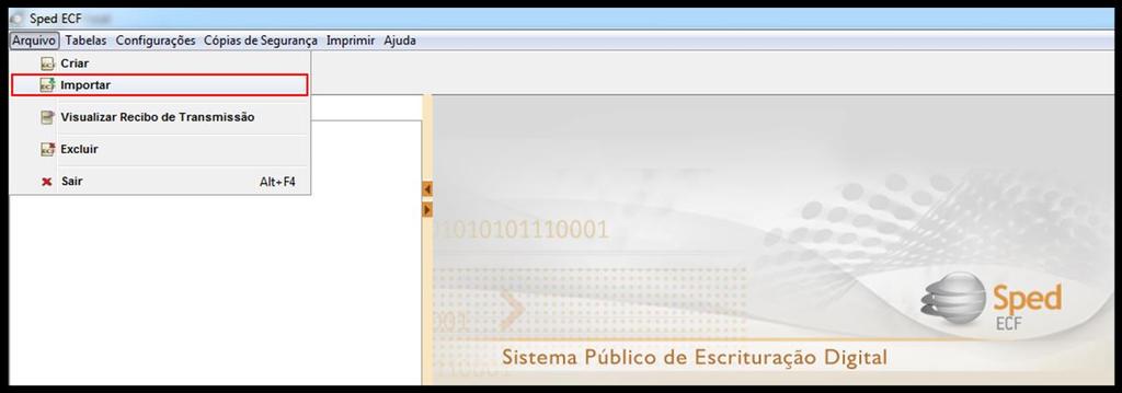 terá que lançar os demais registros diretamente no programa validador da receita federal para o SPED ECF. 2.