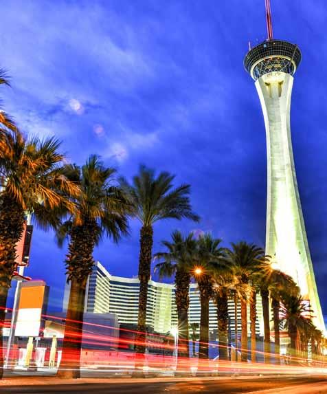 Extensão Las Vegas 3 noites DIA 1 LAS VEGAS Chegada a Las Vegas, capital mundial da diversão.
