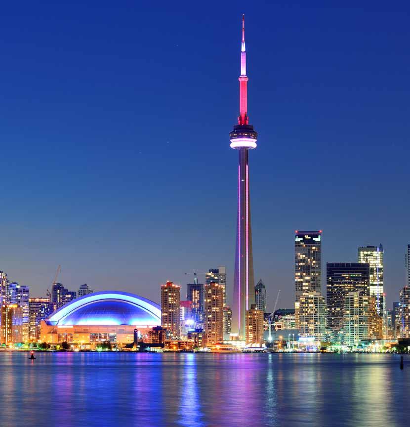 Vibrante Leste Canadense Toronto - Canadá.