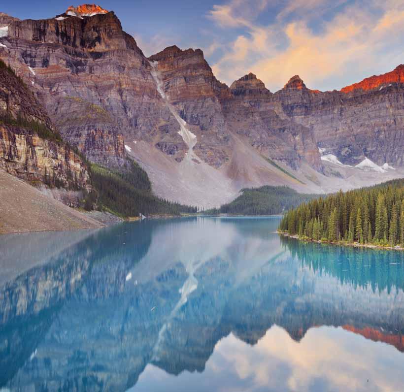 Canadá, Diversidade e Magia Moraine Lake - Banff, Canadá.