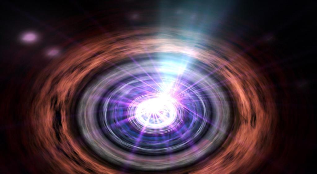 Galáxias Ativas Blazares O blazar é um corpo celeste que apresenta uma fonte de energia muito compacta e altamente