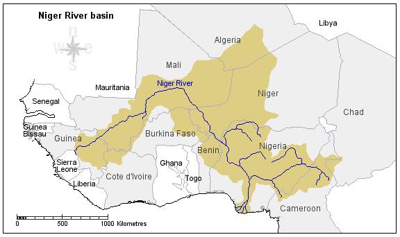 BACIA DO NÍGER O rio Níger: é o terceiro rio mais extenso