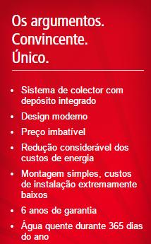 A água é aquecida e depositada diretamente no coletor, o que permite uma eficiência energética bastante mais elevada se comparado com os sistemas termossifão convencionais. Gratuito.