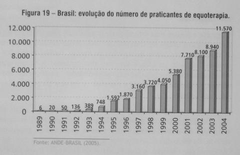 Equoterapia Brasil 1989 ANDE CFM 1997 ANDE 231 centros Sul e Sudeste