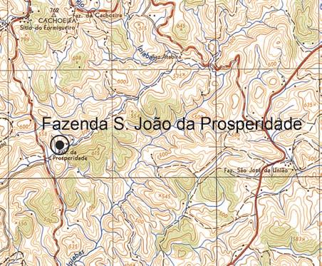 Parceria: denominação Fazenda São João da Prosperidade códice AII - F01 - BP localização RJ-137, Km