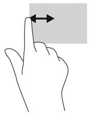 Sem levantar o dedo, deslize de volta à margem esquerda para revelar todas as aplicações abertas.