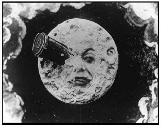 O filme preferido de seu pai se chamava Uma viagem à Lua. O cineasta Georges Méliès começou sua carreira como mágico e possuía um teatro de mágicas em Paris.