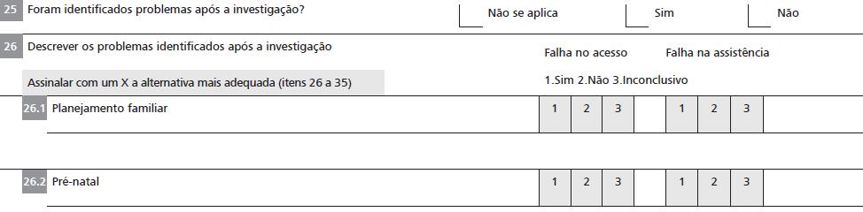 20 Assinalar se a investigação do caso modificou a causa do óbito. 21 1Preencher este campo como o bloco Condições e causas do óbito da DO.